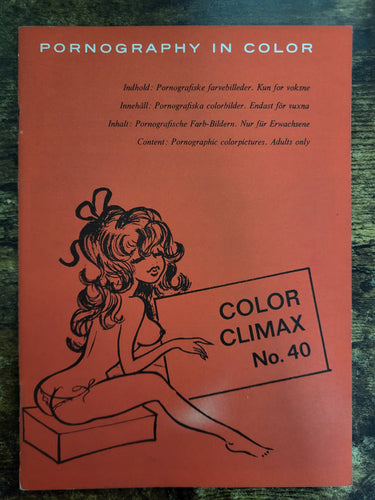 Color Climax Magazine No 40.. Danish Hardcore.. Small Format